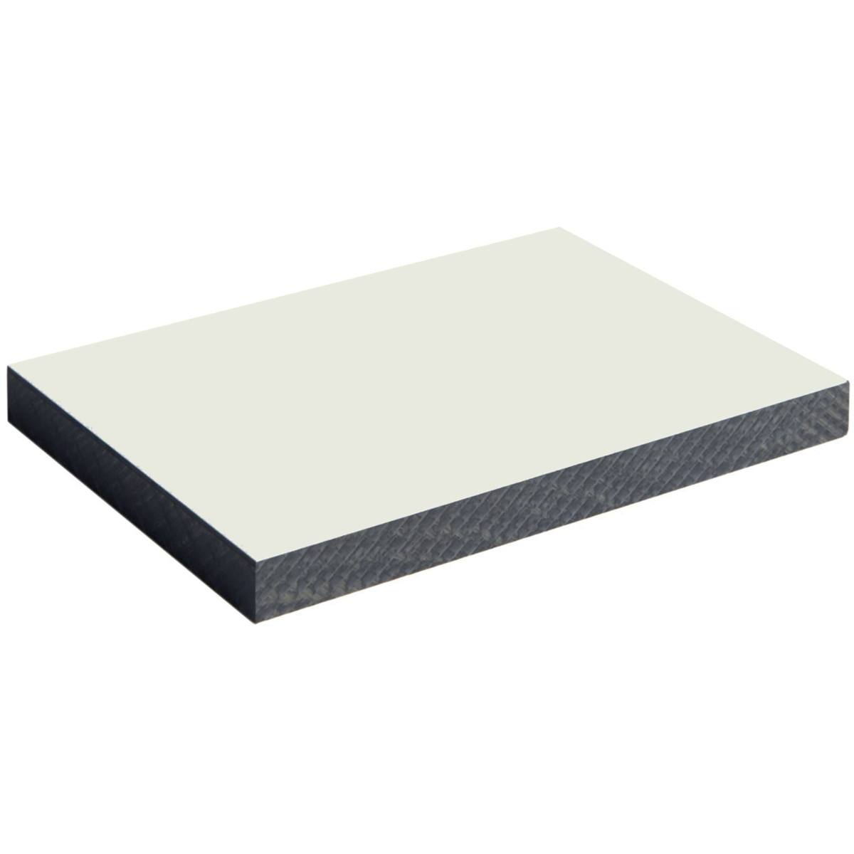 BARDAGE COMPACT BLANC EXTÉRIEUR 2 FACES 8 MM