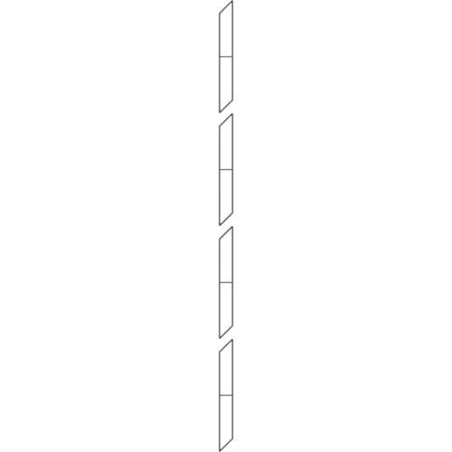 BARREAU DE CLÔTURE PERSIENNE 122 SMARTKIT 7016FS