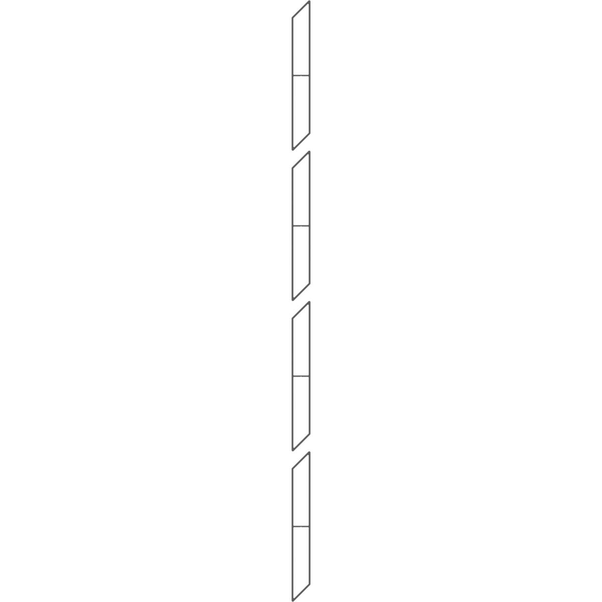 BARREAU DE CLÔTURE PERSIENNE 122 SMARTKIT 7016FS