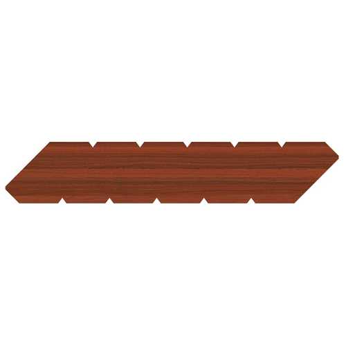 LAME DE TERRASSE PREMIUM BRUN, PROFIL BISEAUTÉ