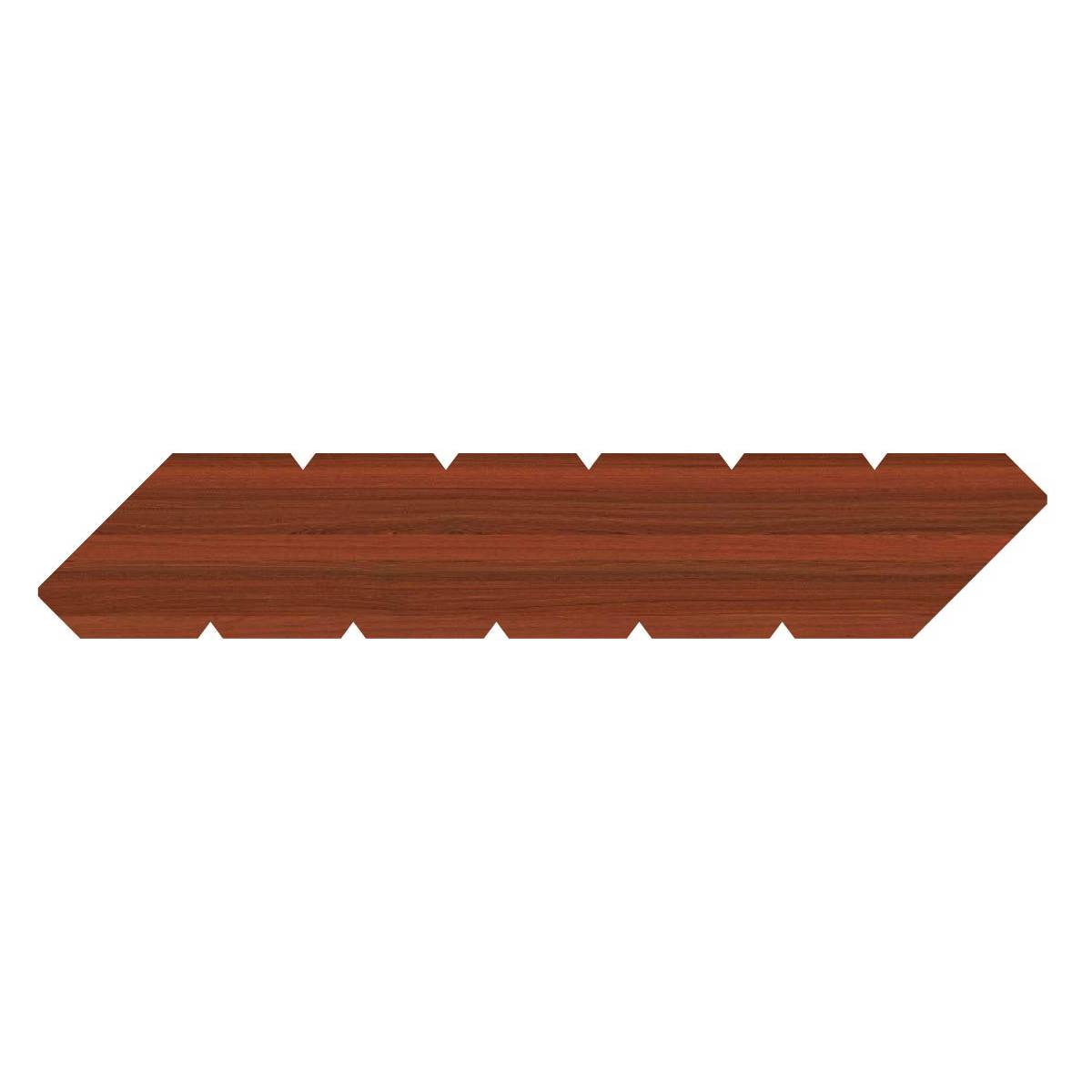 LAME DE TERRASSE PREMIUM BRUN, PROFIL BISEAUTÉ