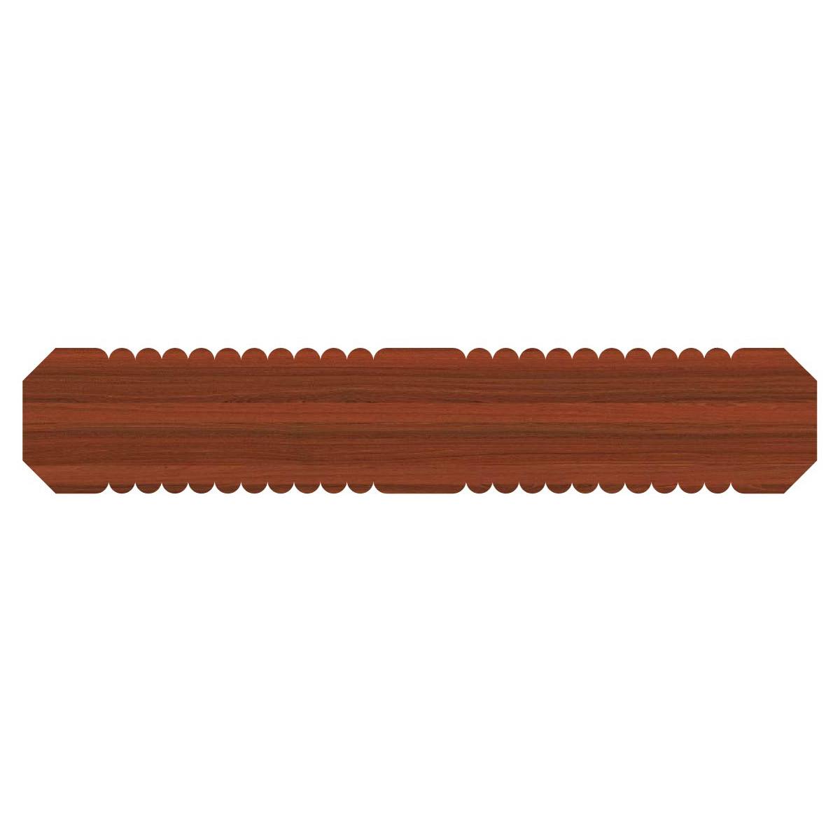LAME DE TERRASSE PREMIUM BRUN, PROFIL STRIÉ