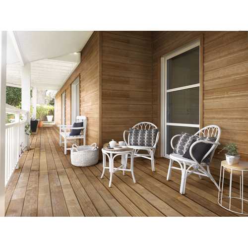 LAME DE TERRASSE PREMIUM BRUN, PROFIL STRIÉ