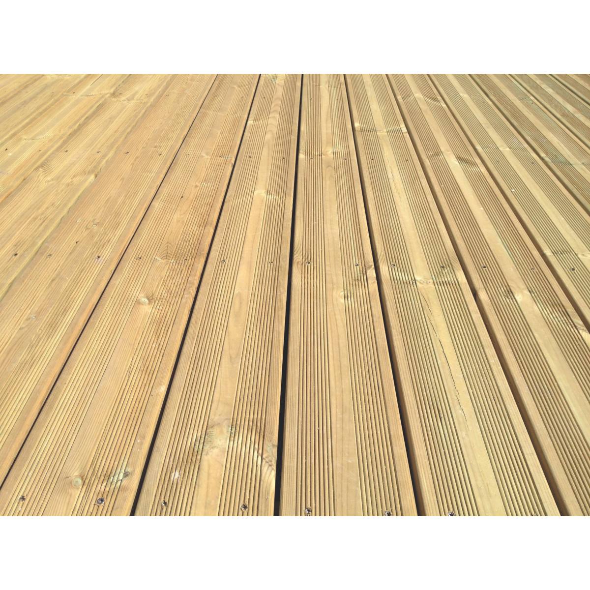 LAME DE TERRASSE PIN DU NORD QUALITÉ Vème VERT (073623)