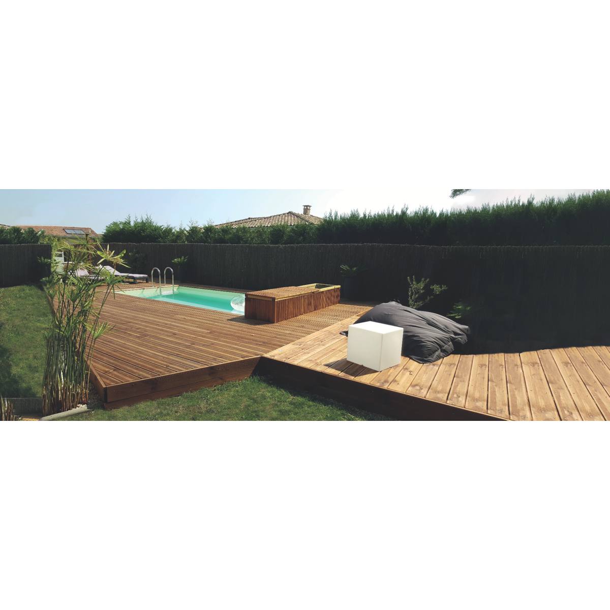 LAME DE TERRASSE PIN DU NORD QUALITÉ Vème VERT (073623)