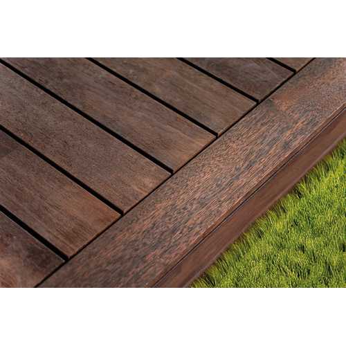 LAME DE TERRASSE EN MERBAU MELYWOOD 1FL/1FS2P 21 X 145 X 2100 MM