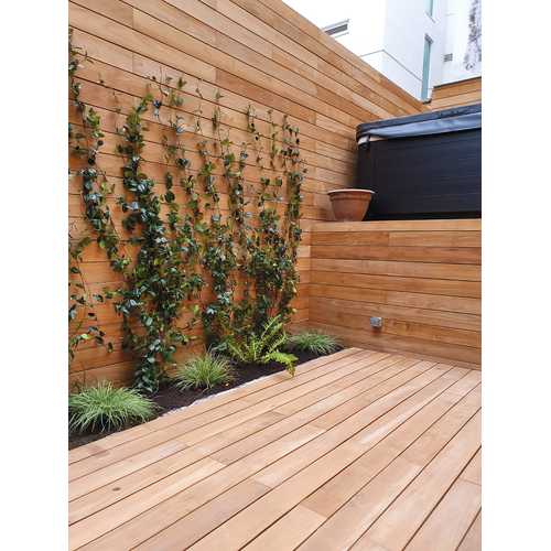 LAME DE TERRASSE EN TECK DOUBLE FACES LISSES 19 X 120 X 1700 MM