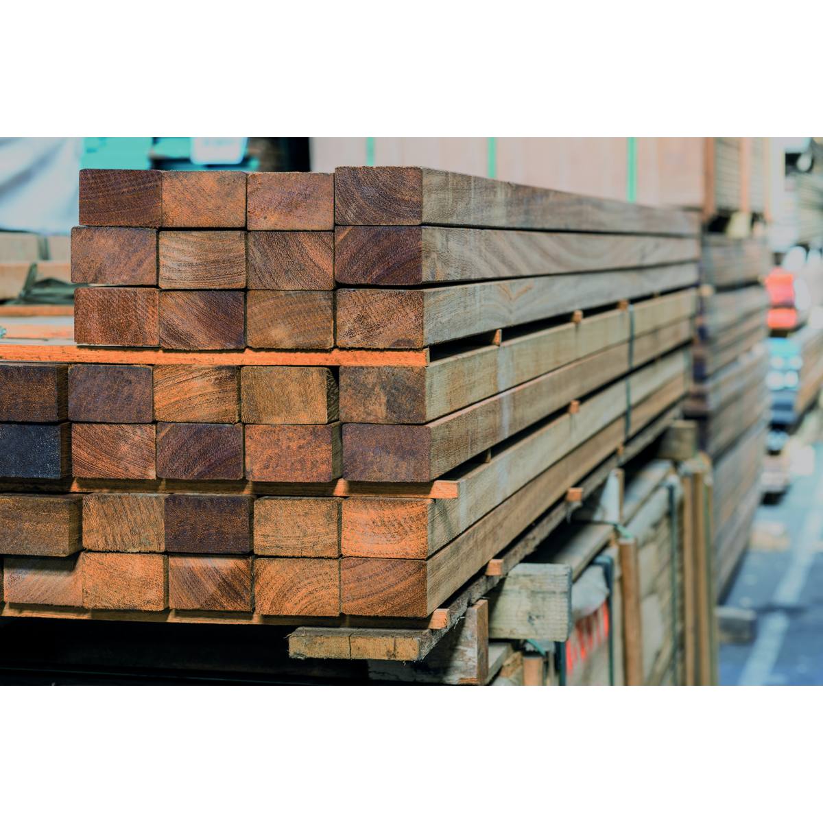 LAMBOURDE BOIS EXOTIQUE 42X70X2750