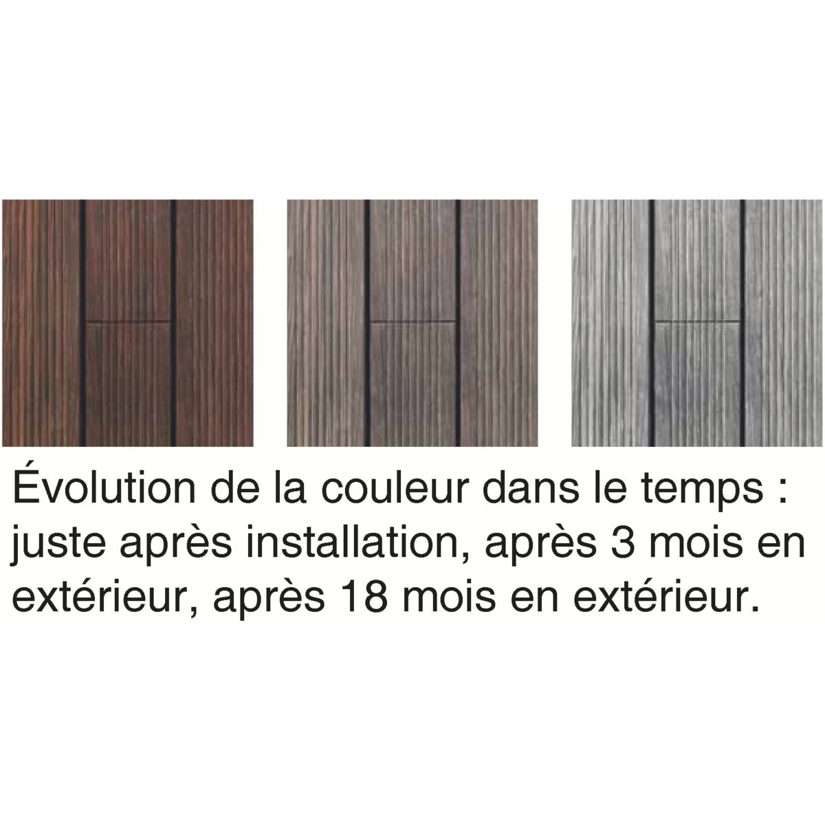 LAME TERRASSE BAMBOO N-DURANCE 1850x137x20 mm
