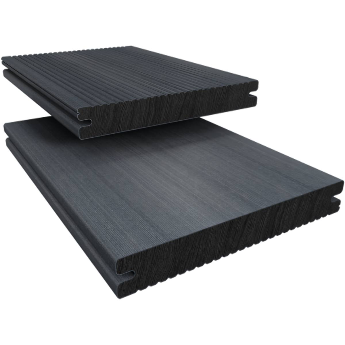 LAME TERRASSE COMPOSITE CHARACTERE MASSIVE PRO GRIS ARDOISE