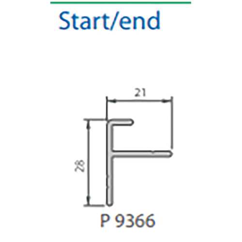 PROFILE DE DEPART EN ALUMINIUM
