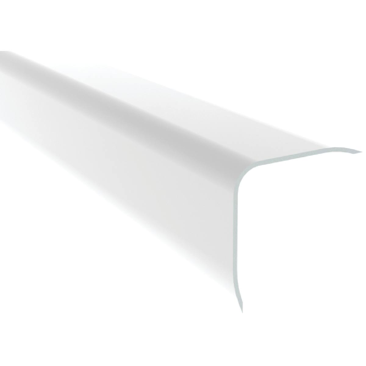 CORNIÈRE PVC BLANC PAN COUPÉ 100 x 100 x 3000 mm