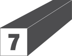LINOX 492, BEQUILLES XL 175 MM SUR ROSACE, SANS ROSACE DE FONCTION}