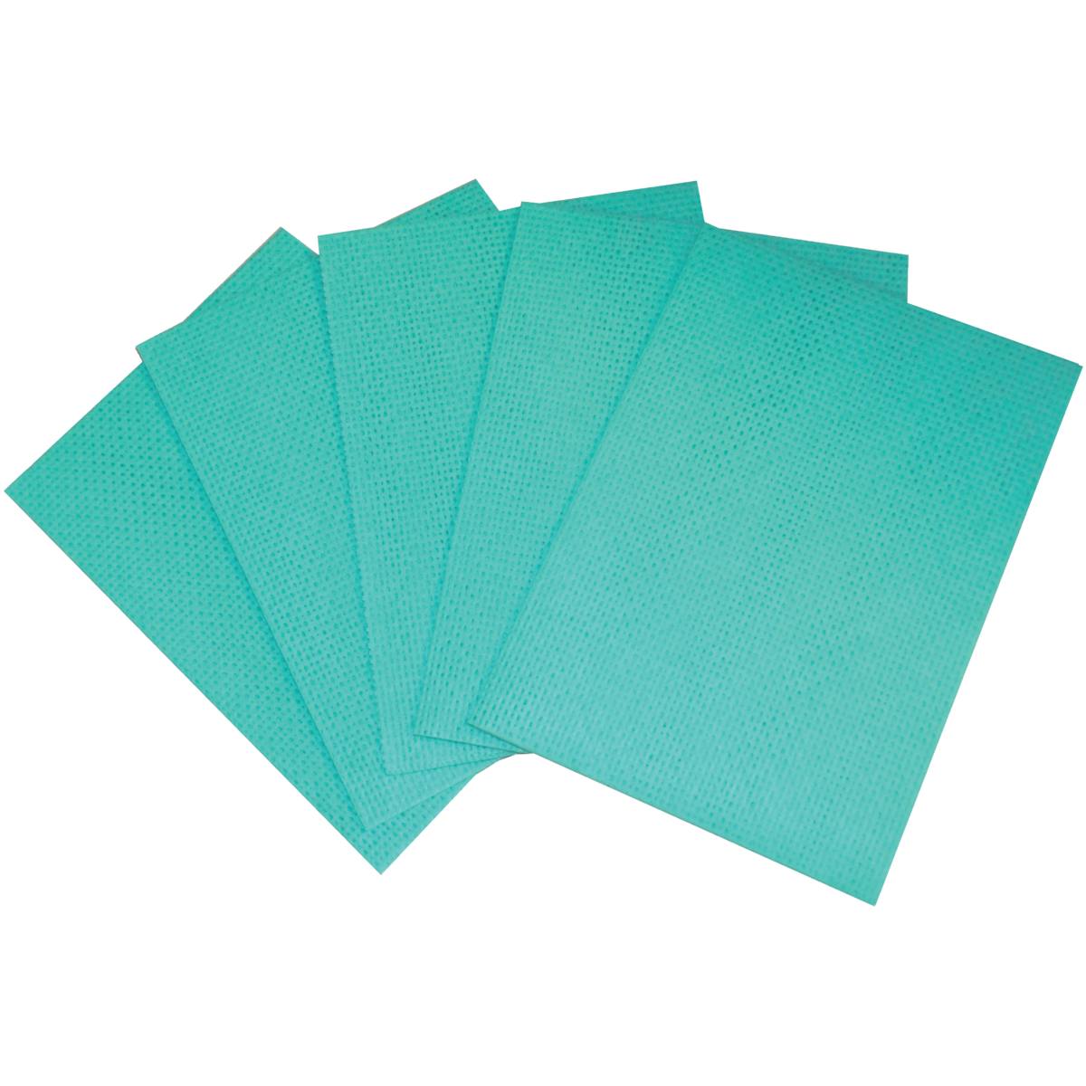 SACHET 25 LAVETTES LAVABLES VERTES