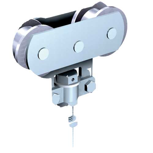 MONTURE À GALETS DELRIN SPORTUB 150 KG